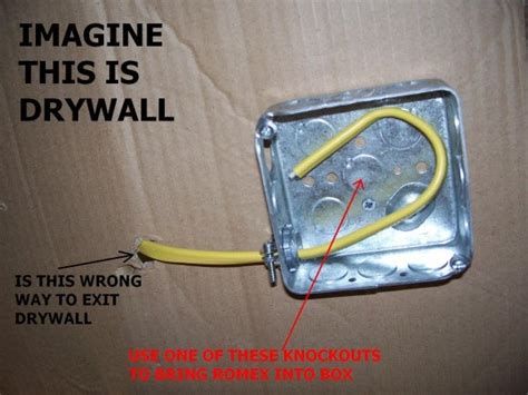 drywall over electrical junction box|extending romex behind drywall.